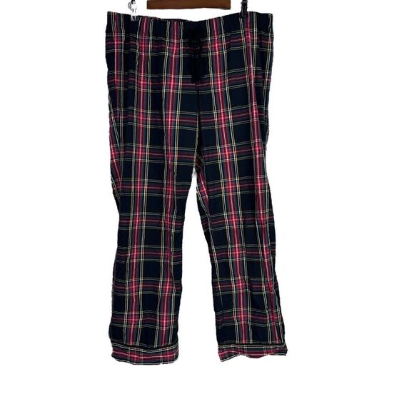 J. Crew Women's Lounge Pajama Pants size Large Stewart Tartan - Picture 2 of 8